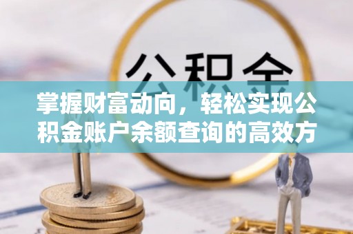 瑞安掌握财富动向，轻松实现公积金账户余额查询的高效方式