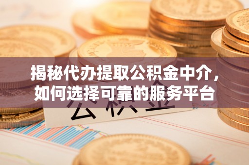 瑞安揭秘代办提取公积金中介，如何选择可靠的服务平台
