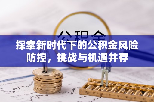 瑞安探索新时代下的公积金风险防控，挑战与机遇并存