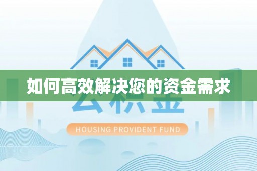 瑞安如何高效解决您的资金需求